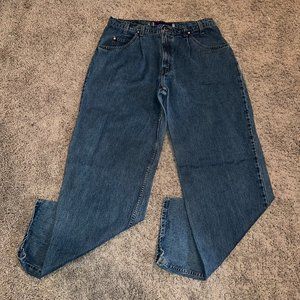 VTG Men's Levi's Silver Tab Purple Tag Baggy Light Blue Denim 36x33 Made in USA
